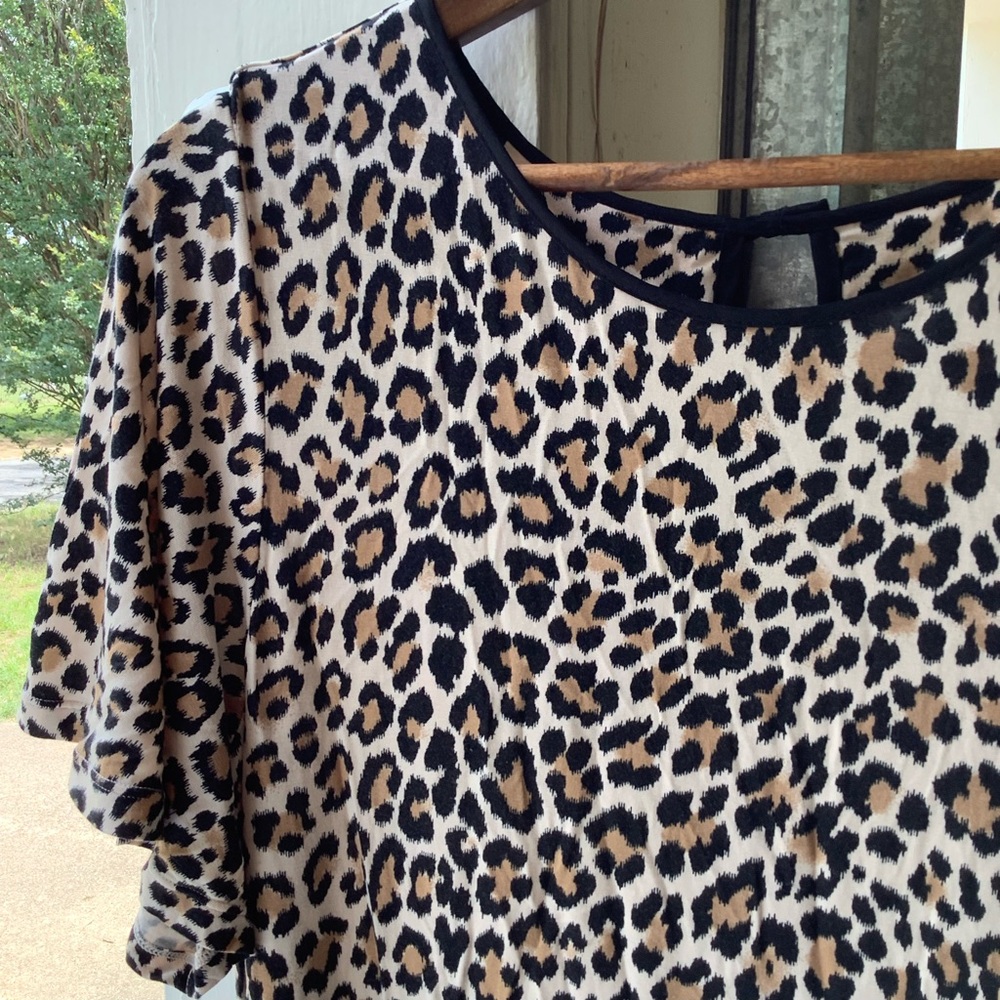 Kate Spade Leopard Mini Tshirt Dress